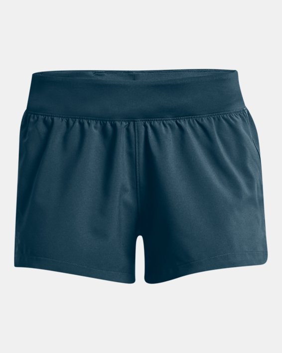 Damen UA Launch SW „Go All Day“ Shorts, Blue, pdpMainDesktop image number 6